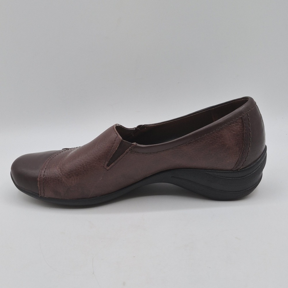 Hush Puppies Shoes Womens Size 6.5 Brown Leather Slip-On Comfort g Zero Loafer - Picture 3 of 14
